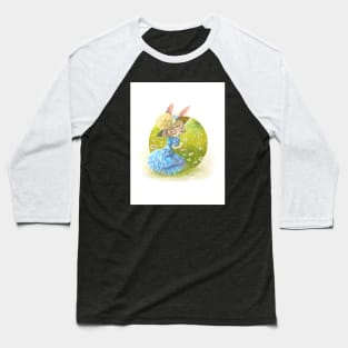 Susy in the Field of Daisies Baseball T-Shirt